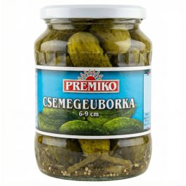 Csemegeuborka konzerv 6-9 cm Premiko