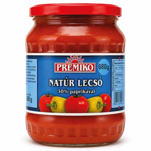 Pepper Stew "Lecsó" in Glass Jar