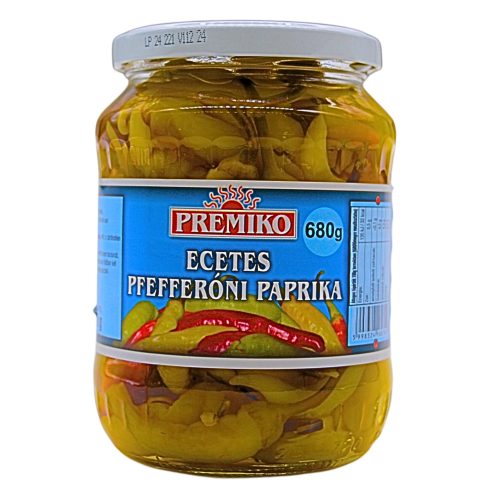 Premiko Ecetes Pfefferóni Paprika Konzerv