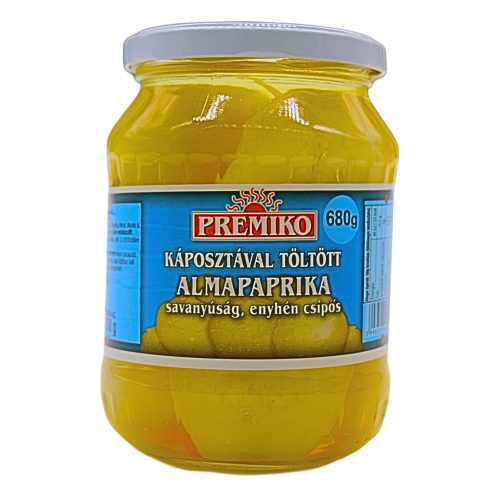 Premiko Fehérkáposztával Töltött Almapaprika Konzerv