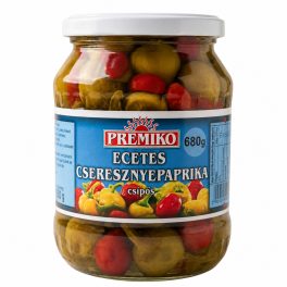Pickled Cherry Peppers - Spicy