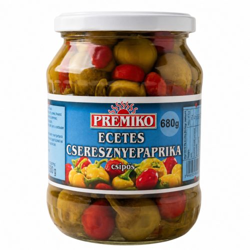 Pickled Cherry Peppers - Spicy