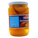 Peeled, Halved Peaches in Syrup