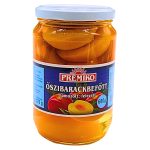 Peeled, Halved Peaches in Syrup