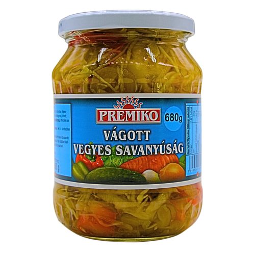 Premiko Vágott Vegyes Savanyúság Konzerv