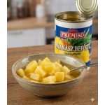 Canned Pineapple Pieces in Syrup